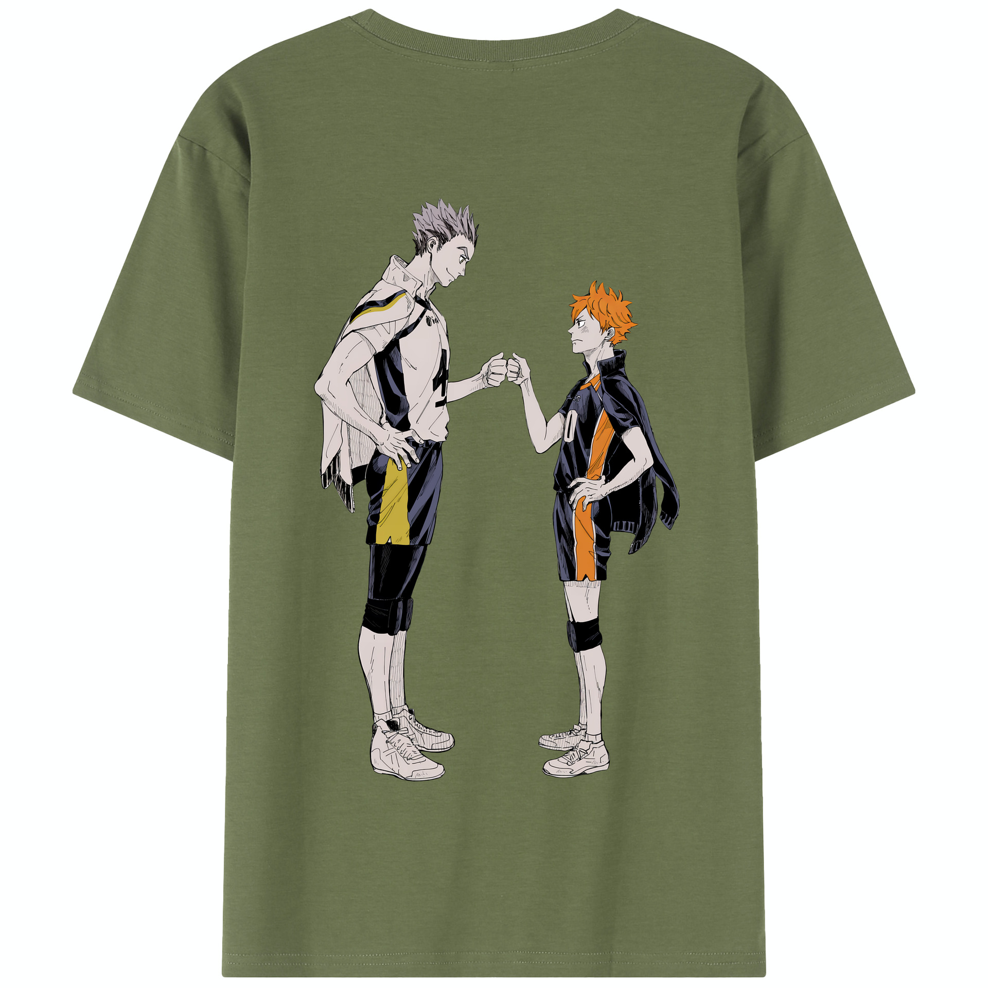 （画像用） ハイキュー!! Haikyu!! 綿100％半袖Tシャツ（背面プリント）
